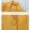 Short Women's Blazer Jacket 2023 Spring Autumn Thin Slim Long Sleeve Outwear Single Button Women Casual Suit Blazer Tops