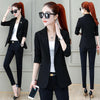 Short Women's Blazer Jacket 2023 Spring Autumn Thin Slim Long Sleeve Outwear Single Button Women Casual Suit Blazer Tops