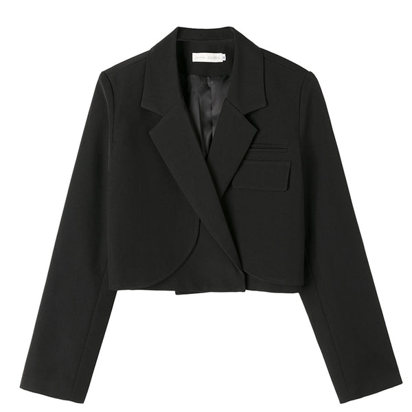 Short suit jacket for small women in 2022 spring and autumn style western suit jacket  crop blazer  women blazers