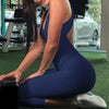 Backless Skinny Fitness Summer Jumpsuit Women Sleeveless V-Neck Sexy Rompers Womens Jumpsuit Casual Short Women Jumpsuit