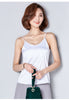 Silk Halter Top Women Camisole 2022 Summer Satin Tops Hot Sexy Sleeveless Vest White Crop Top Women Camis Roupas Femininas