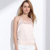 Silk Halter Top Women Camisole 2022 Summer Style Sexy Sleeveless Vest Slim White Crop Top Women Camis Roupas Femininas 3XL Y328a