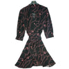 Silk printed dress women's style in spring 2022