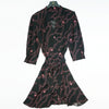 Silk printed dress women's style in spring 2022