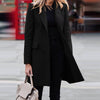 Silver Women Jacket Women Casual Light Weight Thin Jacket Slim Coat Long Sleeve Blazer Office Business Maxi Wool Coats for Women