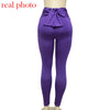 Ruching bowknot harajuku legging sportswear push up bodybuilding high waist leggings for women fitness elastic jeggings