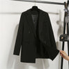 Simple Commute Black Women's Suits Coat Korean Style Loose Leisure Professional 2023 Ladies Tops Suit Women Suit Blazer