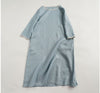Simple Literary and Artistic Women's Clothes Spring and Autumn Pure Linen Dresses with Seven Sleeves J20220100107