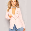 Simple personality one button casual blazer women's jacket