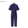 Women Fashion Slim Bodycon Jumpsuit Long Sleeve Black Solid Casual Bodysuit Ladies Casual Vintage Romper Long Jumpsui