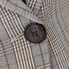 Single Button Blazer Women Jacket Slim Fit Office Lady Blazers Coat Chic Plaid Outerwear Female Pockets Jackets Fashionable Tops