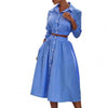 Single-breasted Elegant Striped Print Single-breasted Skirt Suit for Party