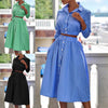 Single-breasted Elegant Striped Print Single-breasted Skirt Suit for Party