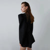 Sister Fara 2022 Autumn Winter Long Puffy Sleeves Blazer Coat Women's Lace Up Jacket Ladies Elegant Loose Solid Casual Blazers