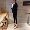 Sister Fara Chic Asymmetrical Spliced Blazer Women's Jacket Spring 2022 Loose Thin Casual Jacket Blazers Autumn Ladies Blazers