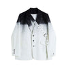 Sister Fara Chic Paint Splash Blazer Jacket Women Spring 2022 Single Button Jacket Coat Autumn Office Lady Loose Casual Blazers