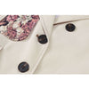 Sister Fara Chic Patchwork Blazer Jacket Women Spring 2023 Loose Single Breasted Jacket Coat Autumn Office Lady Lace Up Blazers