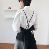 Sister Fara Spring Dress 2023 Women Single Breasted Lantern Sleeve Shirt Set+Camisole Bow Pleated Solid Dresses
