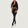 Sisterlinda Sexy One Shoulder Cut Out Matching Sets Women Spring Causal Street Tops+Pants 2 Two Piece Outfits Workout Activewear