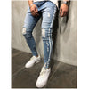Skinny Ripped Jeans For Men Male Blue Motorcycle Jeans Denim Pants Brand Hole Biker Jeans Plus Size S-3XL