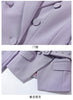 Skirt Suit Two Piece Set Women Elegant Formal Office Ladies Slim Fit  Blazer Jacket and Skirt Work Business Clothes Female