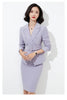 Skirt Suit Two Piece Set Women Elegant Formal Office Ladies Slim Fit  Blazer Jacket and Skirt Work Business Clothes Female