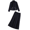 Skirt Suits For Women 2022 Formal Autumn Winter Official Ladies Work Wear Jacket Blazer and Skirt Set Kate Middleton Clothes
