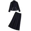 Skirt Suits For Women 2022 Formal Autumn Winter Official Ladies Work Wear Jacket Blazer and Skirt Set Kate Middleton Clothes