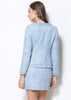 Skirt Suits Women Runway Designer Elegant Office Lady Formal Tweed Wool Blazer Jacket Mini Skirt 2 Piece Sets 2022 Autumn Winter