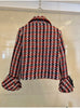 Skirt Suits Women Runway  Designers Elegant Office Ladies Formal Tweed Blazer Jacket Coat Mini Skirt 2 Piece Sets Winter