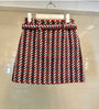 Skirt Suits Women Runway  Designers Elegant Office Ladies Formal Tweed Blazer Jacket Coat Mini Skirt 2 Piece Sets Winter
