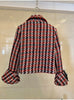 Skirt Suits Women Runway  Designers Elegant Office Ladies Formal Tweed Blazer Jacket Coat Mini Skirt 2 Piece Sets Winter