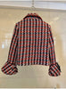 Skirt Suits Women Runway  Designers Elegant Office Ladies Formal Tweed Blazer Jacket Coat Mini Skirt 2 Piece Sets Winter