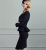Skirt Suits Women Two Piece Set Office Lady Business Formal Work  Brand Vintage Blazer Coat Skirt Elegant Female Uniform
