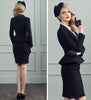 Skirt Suits Women Two Piece Set Office Lady Business Formal Work  Brand Vintage Blazer Coat Skirt Elegant Female Uniform