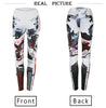 Skull 3D Print Fitness Leggings WOmen Sexy High Waist Leisure Legging Workout Quick Dry Gothic Sporting Pants Workout Leggins