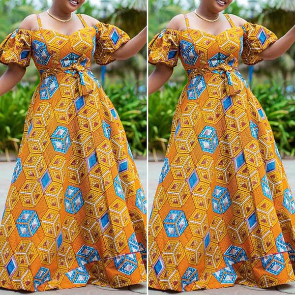 Sleeveless Long Maxi Dress 2023 VONDA Women Printed Sundress Casual Baggy Vestido Robes Longue Bohemian Maxi Dress Baggy