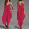 Sleeveless Loose New Ladies Romper Harem Trouser Sexy V Neck Jumpsuit Playsuit