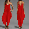 Sleeveless Loose New Ladies Romper Harem Trouser Sexy V Neck Jumpsuit Playsuit