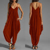 Sleeveless Loose New Ladies Romper Harem Trouser Sexy V Neck Jumpsuit Playsuit
