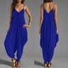 Sleeveless Loose New Ladies Romper Harem Trouser Sexy V Neck Jumpsuit Playsuit