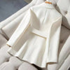 Slim Black Trench Coat Women 2023 Spring Autumn Windbreaker Coat Female Size 4XL White Belt Blazer Vintage
