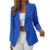 Slim Fit Windproof Buttons Placket Women Formal Suit Jacket Female Clothing