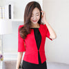 Slim Fit Women Blazer Suit And Jackets Slim Fit Fashion Casual Half Sleeve Ladies Office Suit Elegante Women'S Blazers MA118