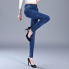 Slim Jeans For Women Skinny Jeans Woman Blue Denim Pencil Pants Stretch Full Length Lady Jeans Blue Pants Calca Feminina