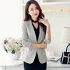 Slim Plus Size Casual Spring Women Blazer Jacket Female Business Suit Blaser Feminino Casaco Office Suits Ladies Tops 60N0439