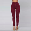 Slim Skinny Jeans Woman White Black High Waist Render Elastic Jeans Long Pants Femme Casual Pencil Pants Denim Jeans Trousers