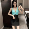 Small Size Dress 2022 Suspender Waist Slimming Nightclub  Sexy Miniskirt