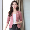 Small Suit Jacket Women's Short 2023 Spring And Autumn Clothing One Button Slim Fit And Thin All-Match Female Coat