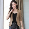 Small Suit Jacket Women's Short 2023 Spring And Autumn Clothing One Button Slim Fit And Thin All-Match Female Coat